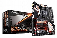 GIGABYTE X470 AORUS GAMING 5 WIFI , AM4,PCI-E, DualDDR4 2133/2400/2667/2933 +LAN1000 HDMI