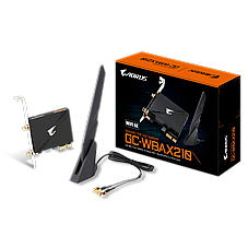 Gigabyte AX210 WIFI 6E / Bluetooth 5.2 PCI-E Adapter 2400Mbps Turbo Mode 