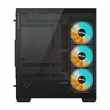 Gigabyte C500 Panoramic Stealth  ,Tool-free, no PSU, 4X 120mm ARGB, USB3.0, Audio & speaker