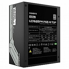 ��� ��� Gigabyte� Power Supply UD1600PM PG5 AI TOP 1600W PCIe 5.0 80+ Platinum Modular ACTIVE PFC ,SATA