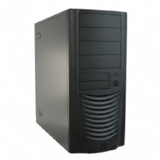 HEC  Compucase 6A19B Black ,Tool-free, no PSU,2x120mm Fan, USB2.0, Audio & speaker