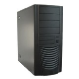 HEC  Compucase 6A19B Black ,Tool-free, no PSU,2x120mm Fan, USB2.0, Audio & speaker
