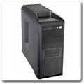 HEC  Compucase 6BRD Black ,Tool-free, no PSU,2x120mm Fan, USB2.0, Audio & speaker