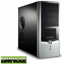 HEC  Compucase 6C11 Black ,Tool-free, no PSU,2x120mm Fan, USB2.0, Audio & speaker