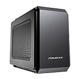 HEC  DESKTOP MINI ITX QBX Black ,Tool-free, no PSU, 120mm Fan, USB2.0, Audio & speaker