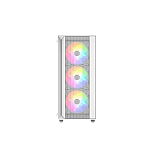 HERO ONE White ,Tool-free, NO PSU ,3x12cm ARGB Fan +12cm Fan, 3USB2/3.0, Audio & speaker