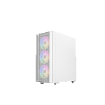 HERO ONE White ,Tool-free, NO PSU ,3x12cm ARGB Fan +12cm Fan, 3USB2/3.0, Audio & speaker