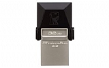 דיסק נייד Kingston DT microDuo USB 3.0/ micro USB OTG 32GB דיסק נייד Kingston DT microDuo USB 3.0/ micro USB OTG 32GB