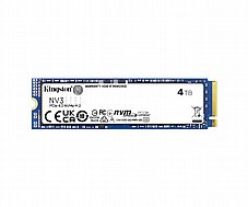 ���� ���� Kingston� 4000GB SSD NV3 M.2 2280 NVMe