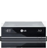 LG DVD+-RW BH12LS38 X12 High Speed Blu-ray Reader/Writer Black SATA