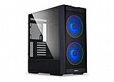  Lancool 206 Black Case ,Tool-free, NO PSU ,2X160mm ARGB , 3USB2/3.0, Audio & speaker