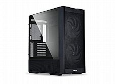  Lancool 206 Black Case ,Tool-free, NO PSU ,2X160mm ARGB , 3USB2/3.0, Audio & speaker