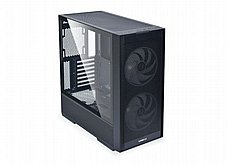  Lancool 206 Black Case ,Tool-free, NO PSU ,2X160mm ARGB , 3USB2/3.0, Audio & speaker