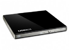 LITE ON Extenal Slim DVD+-RW  X8 EUAU108 + SOFTWARE BLACK USB2