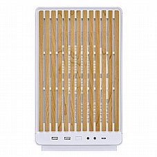  Lian-Li A3 Wood and Glass Edition White ,Tool-free, NO PSU , 3USB2/3.0, Audio & speaker