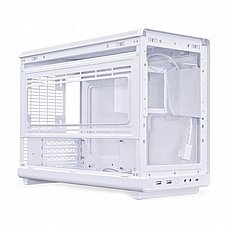  Lian-Li A3 Wood and Glass Edition White ,Tool-free, NO PSU , 3USB2/3.0, Audio & speaker