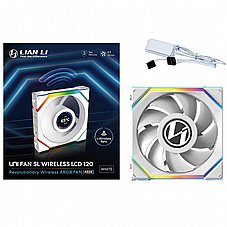 ����� ��� ����� Lian-Li UNI SL Wireless LCD 120mm White Fan