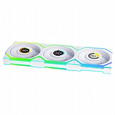 3 ������� ����� ����� Lian-Li UNI SL Wireless LCD 120mm White 3xFans And Conntroller