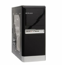 LINKWORLD 81712+ WINDOW  520W + 24pin, 80mm Fan, 4USB2.0  SILVER/BLACK