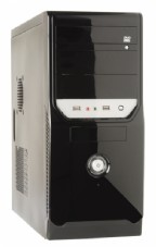 LINKWORLD JZ-10801 500W + 24pin, 80mm Fan, USB2.0,SATA POWER,F.AUDIO,SILVER/BLACK