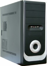 LINKWORLD JZ-81679 500W + 24pin, 80mm Fan, USB2.0,SATA POWER,F.AUDIO  ,SILVER/BLACK