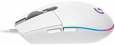 ���� ����� Logitech G102 Lightsync Optical Mouse WHITE USB