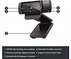 ����� ������� Logitech� C920 PRO FULLHD WEBCAM 