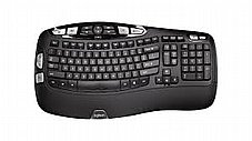 ����� ������� ���������  Logitech�  K350 Wireless Wave Keyboard eng/heb, USB