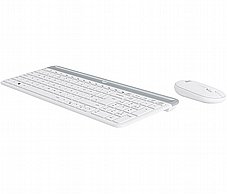 ����� ����� �������� Logitech� Cordless Desktop� MK470 Slim WHITE ,WIN7/8/10 certified, USB