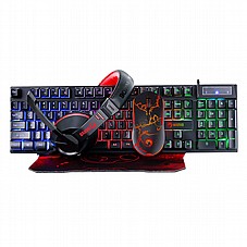 �� MARVO CM409 4-in-1 Advanced Gaming Combo Keyboard +  Mouse + Headset +Mousepad, USB