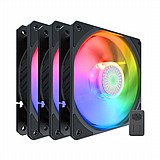 סט 3 מאווררי מארז מוארים COOLERMASTER SICKLEFLOW 120 ARGB 3IN1 FAN סט 3 מאווררי מארז מוארים COOLERMASTER SICKLEFLOW 120 ARGB 3IN1 FAN