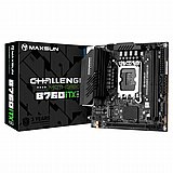 MAXSUN CHALLENGER B760ITX D5 WIFI DDR5 ,2DualDDR5 4800MHZ ,8CH ,2.5GB+1GB ,HDMI S1700 MAXSUN CHALLENGER B760ITX D5 WIFI DDR5 ,2DualDDR5 4800MHZ ,8CH ,2.5GB+1GB ,HDMI S1700