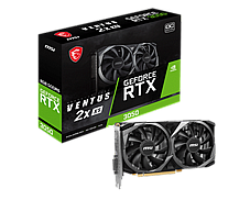MSI nVIDIA GeForce RTX� 3050 VENTUS 2X XS 8G OC - HDMI / DP / , PCI-E 