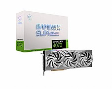 MSI nVIDIA GeForce RTX� 4070 GAMING X SLIM WHITE 12G - HDMI / DP / , PCI-E 