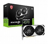 MSI nVIDIA GeForce RTX™ 4070 VENTUS 2X 12G OC - HDMI / DP / , PCI-E MSI nVIDIA GeForce RTX™ 4070 VENTUS 2X 12G OC - HDMI / DP / , PCI-E