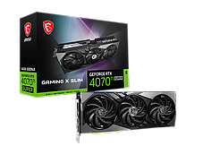 MSI GeForce RTX 4070TI SUPER Gaming X SLIM 16G  / DisplayPort / HDMI, PCI-E 