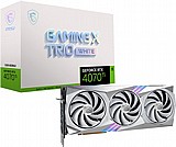 MSI nVIDIA GeForce RTX� 4070 Ti GAMING X TRIO WHITE 12G - HDMI / DP / , PCI-E 
