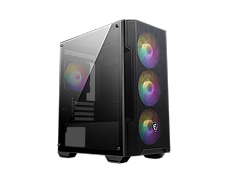 ���� MSI MAG FORGE M100A ,Tool-free, NO PSU ,4x12cm ARGB Fan, 3USB2/3.0, Audio & speaker