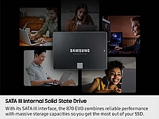 ���� ����  Samsung� 870 EVO Series MZ-77E8T0B 8000GB SSD SATA III   