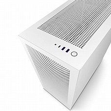 NZXT H7 Flow WHITE ,Tool-free, without PSU , 2X120mm Fan, USB3.0, Audio & speaker