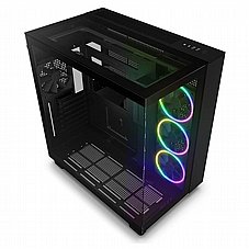 NZXT H9 ELITE Black ,Tool-free, without PSU , 4X120mm Fan, USB3.0, Audio & speaker
