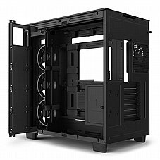 NZXT H9 ELITE Black ,Tool-free, without PSU , 4X120mm Fan, USB3.0, Audio & speaker