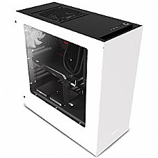 NZXT S340 - White,Tool-free, without PSU , 2X120mm Fan, USB3.0, Audio & speaker
