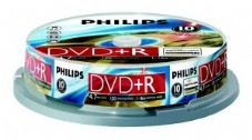 ������ ������ PHILIPS DVD +R X16 4700MB 120MIN LightScribe CAKE 10