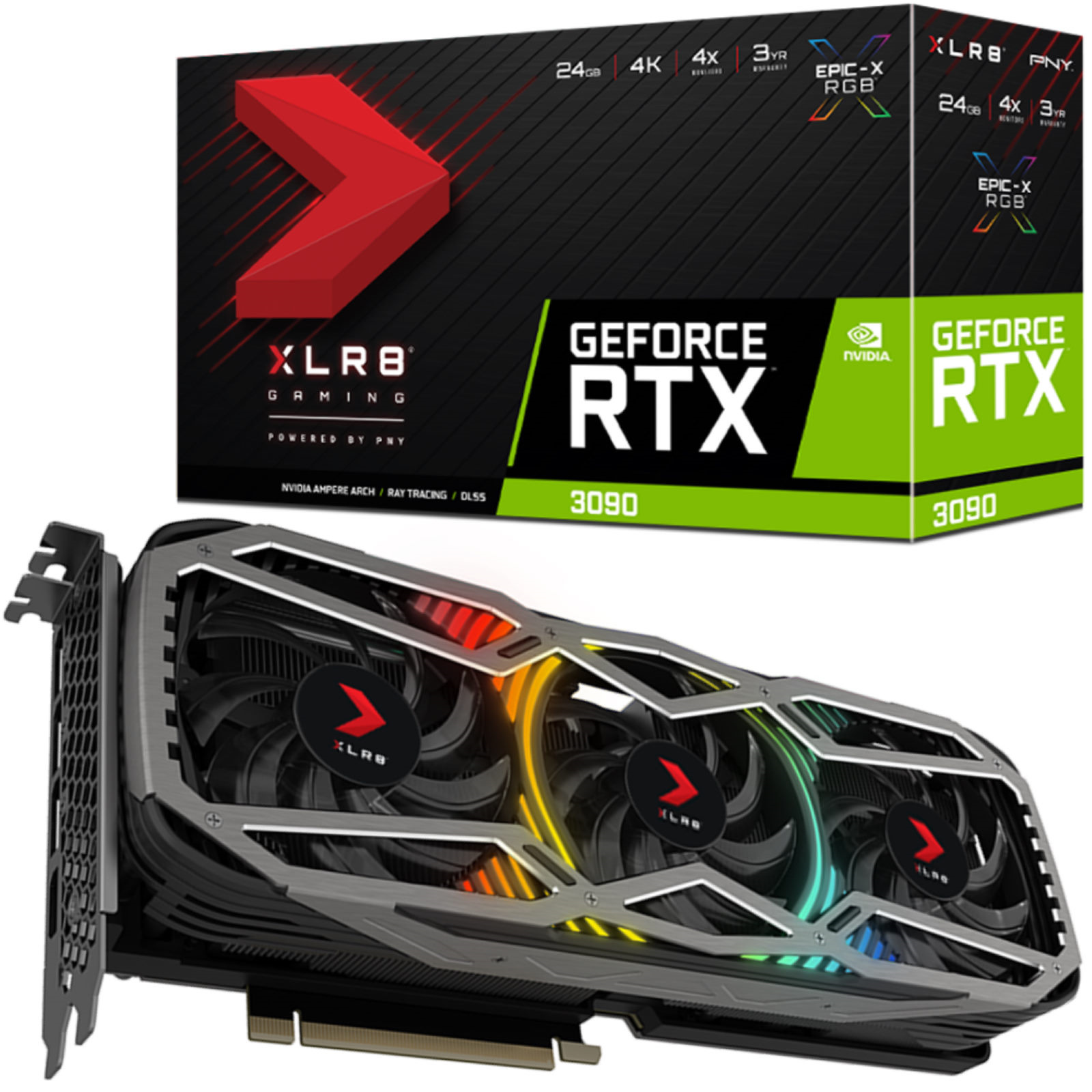 Pny Rtx Pny Gtx 3090 Rtx 3090 Pny Xlr8 Epic Graphics Card 3090 Pny