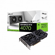 PNY nVIDIA Geforce 4070 12GB VERTO� LED Triple Fan DLSS 3 3DP+HDMI 