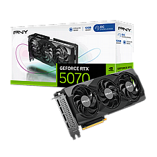 PNY nVIDIA Geforce RTX 5070 12GB GDDR7 Overclocked Triple Fan 3DP+HDMI 