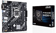 ASUS PRIME B460M-K ,4DualDDR4 2133/2400/2666 ,8CH ,1GB ,DVI S1200