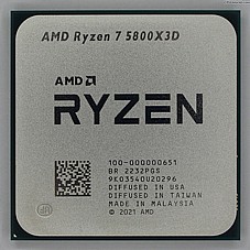 AMD RYZEN 7 5800X3D X8 3400Mhz 96MB Socket  AM4 Tray 