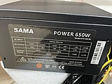 ספק כח SAMA HTX-650-B2 650W 120MM FAN 20+4 PIN +SATA POWER ספק כח SAMA HTX-650-B2 650W 120MM FAN 20+4 PIN +SATA POWER